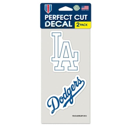 Wincraft Los Angeles Dodgers Set of 2 Die Cut Decals, 2PK 3208547641